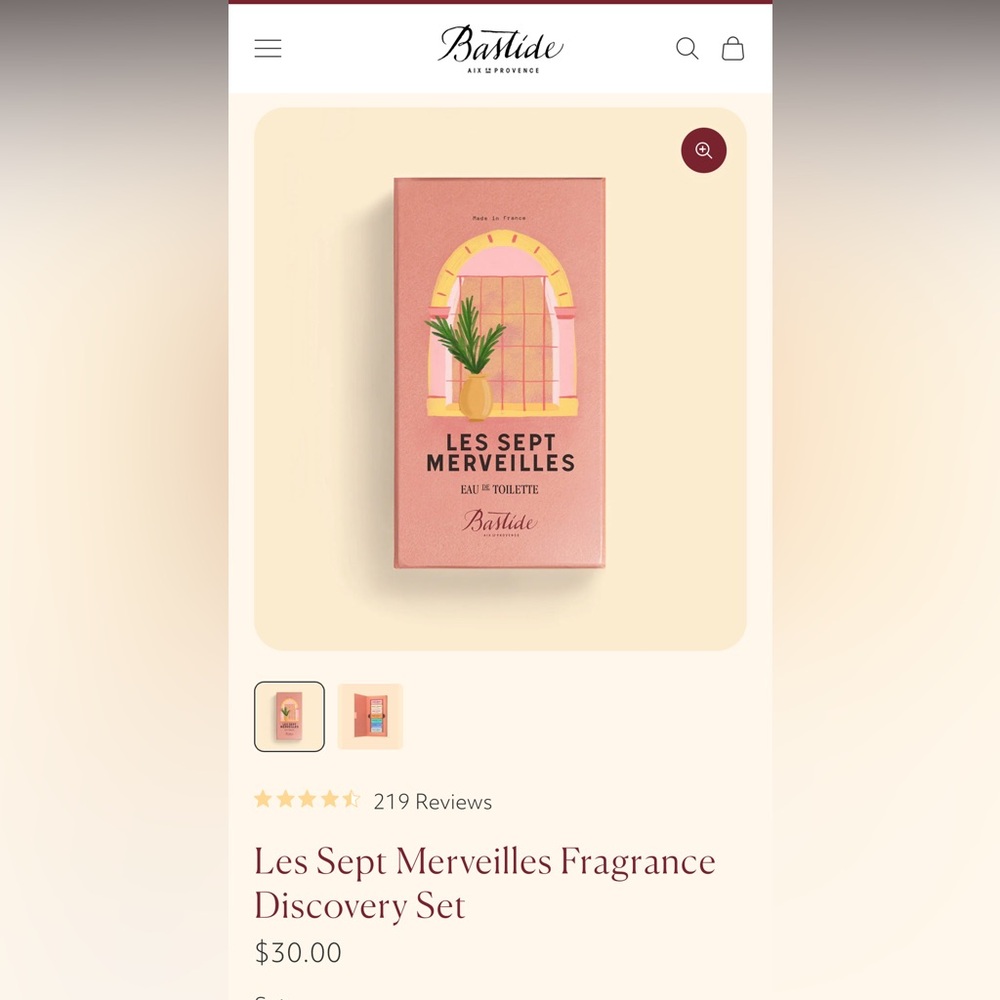 🌺 5/25🌺 Les Sept Merveilles Empty Fragrance Discovery Set - Picture 3 of 4